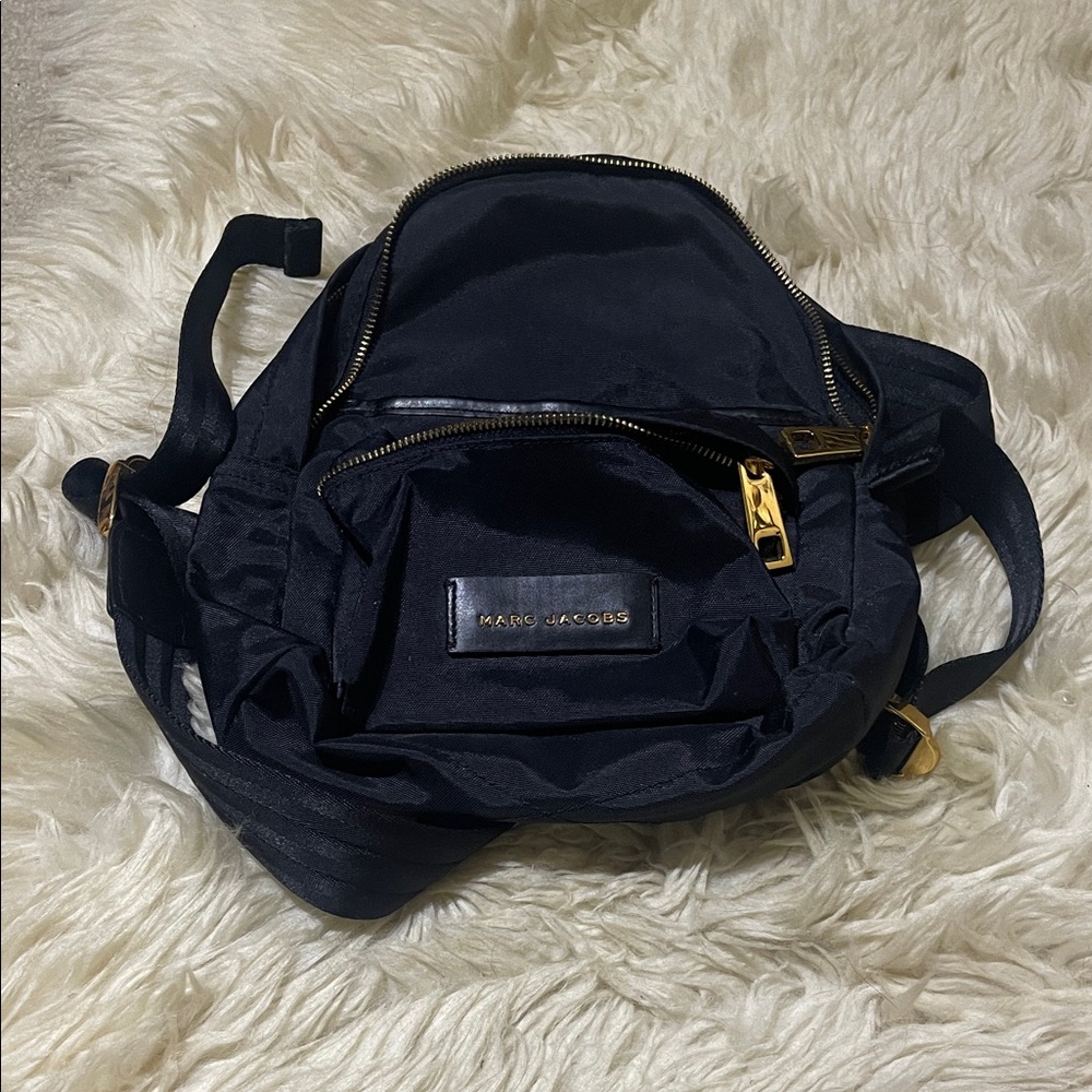 NWOT Marc Jacobs back pack with Gold Accents